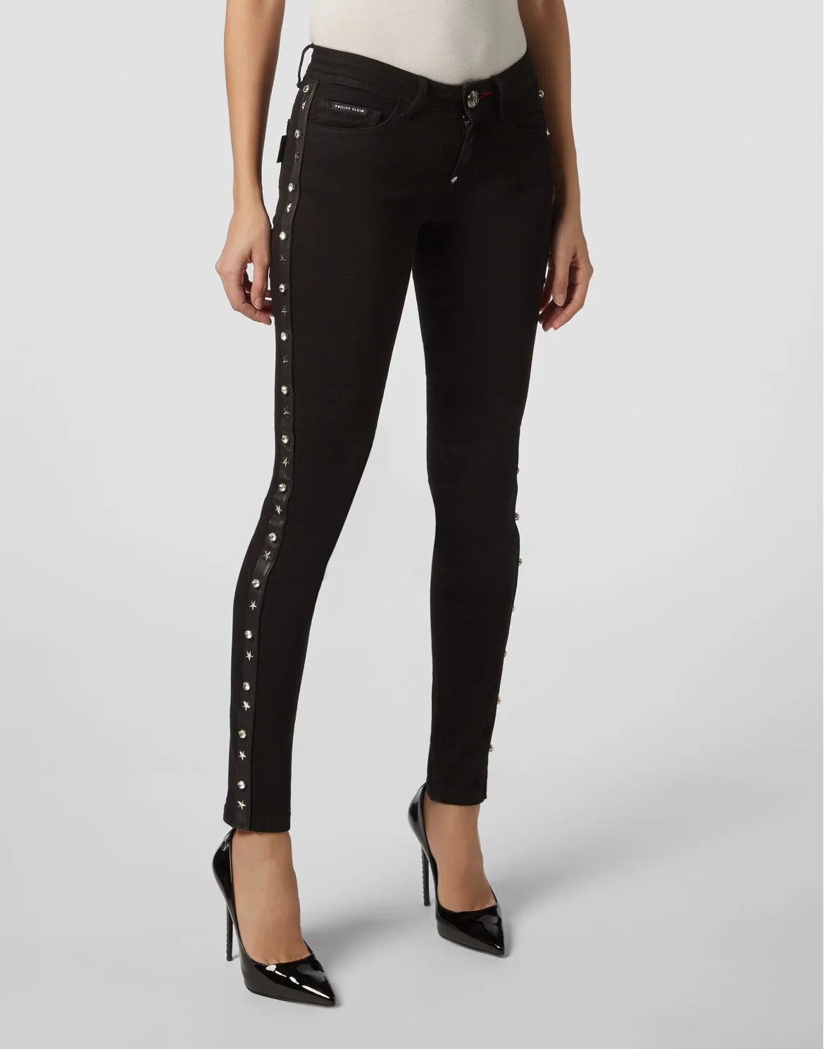 Slim Fit Stars, цвет: Черный
