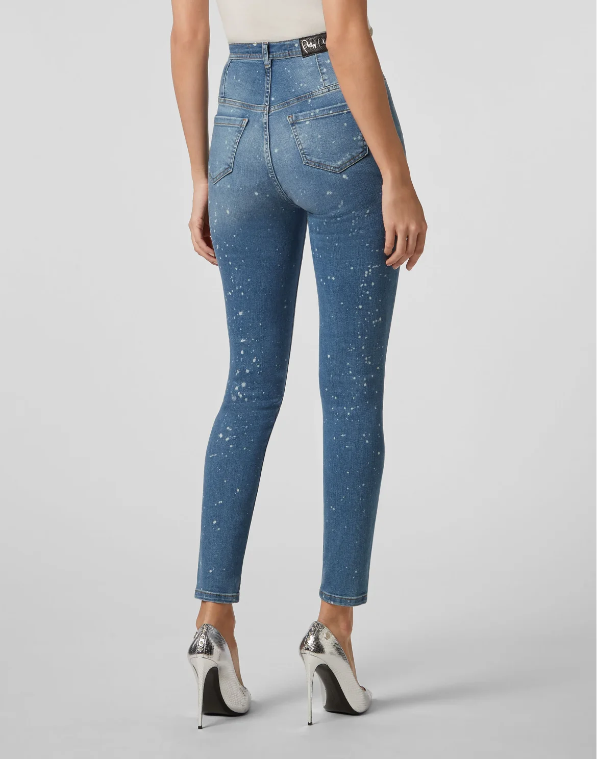 Super High Waist Jegging Statement, цвет: Голубой