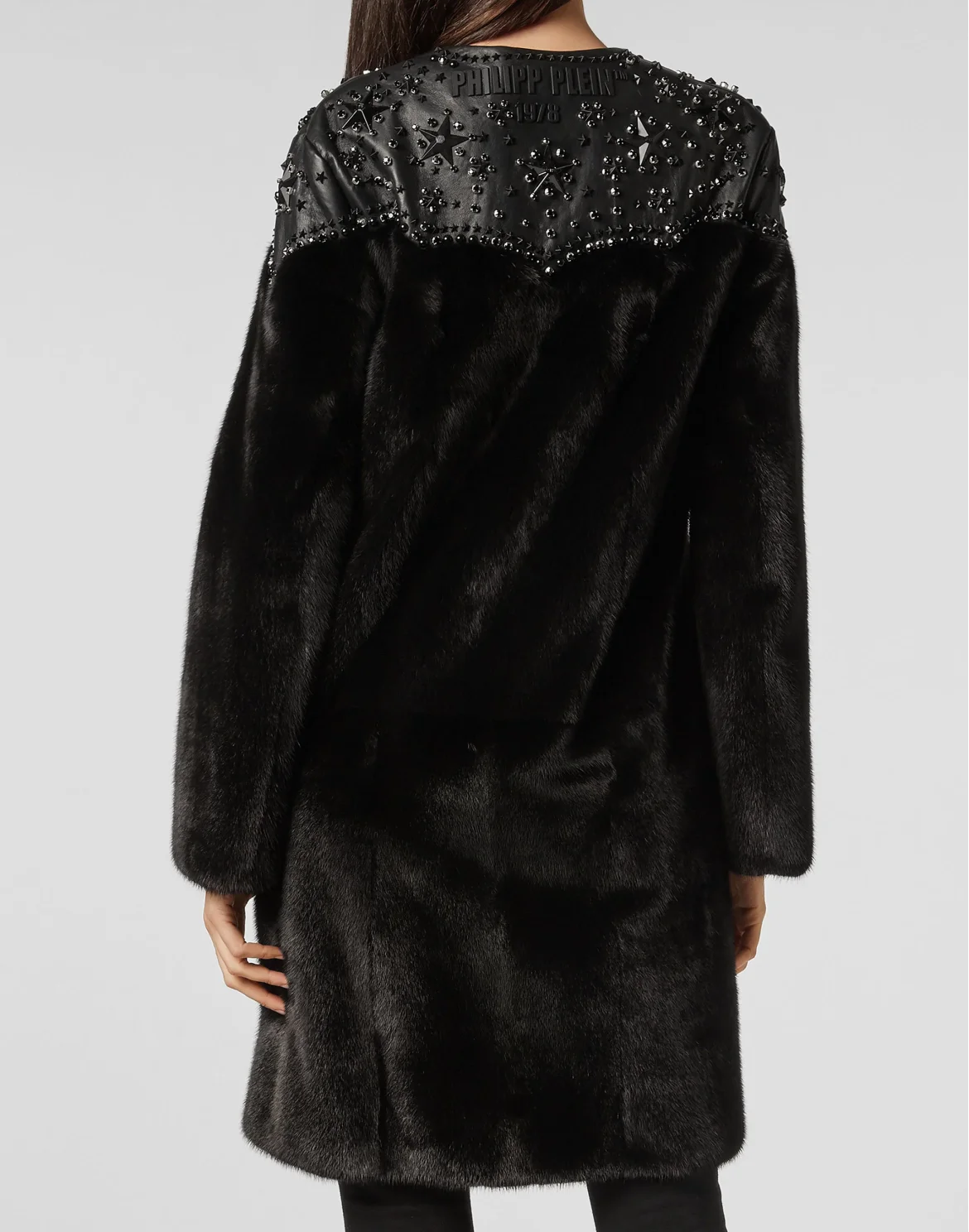 Fur Coat Short Cowboy, цвет: Черный