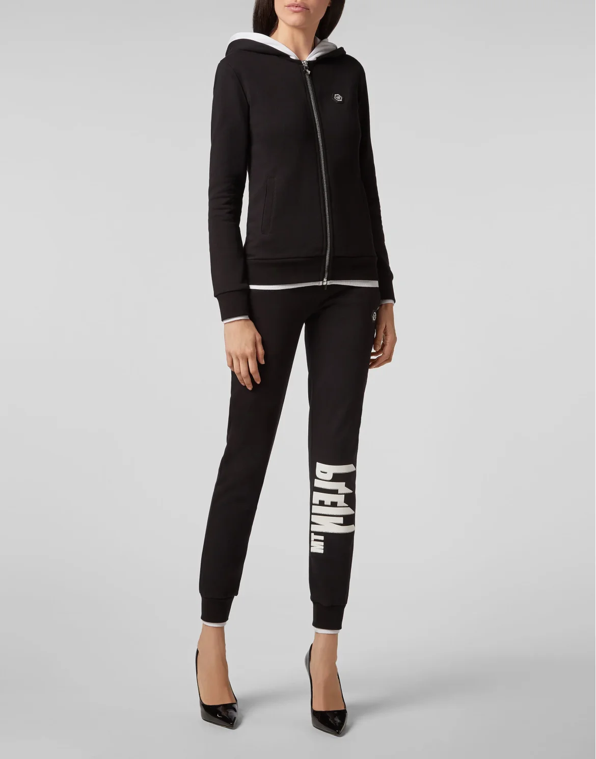 Hoodie Sweatjacket Philipp Plein TM, цвет: Черный