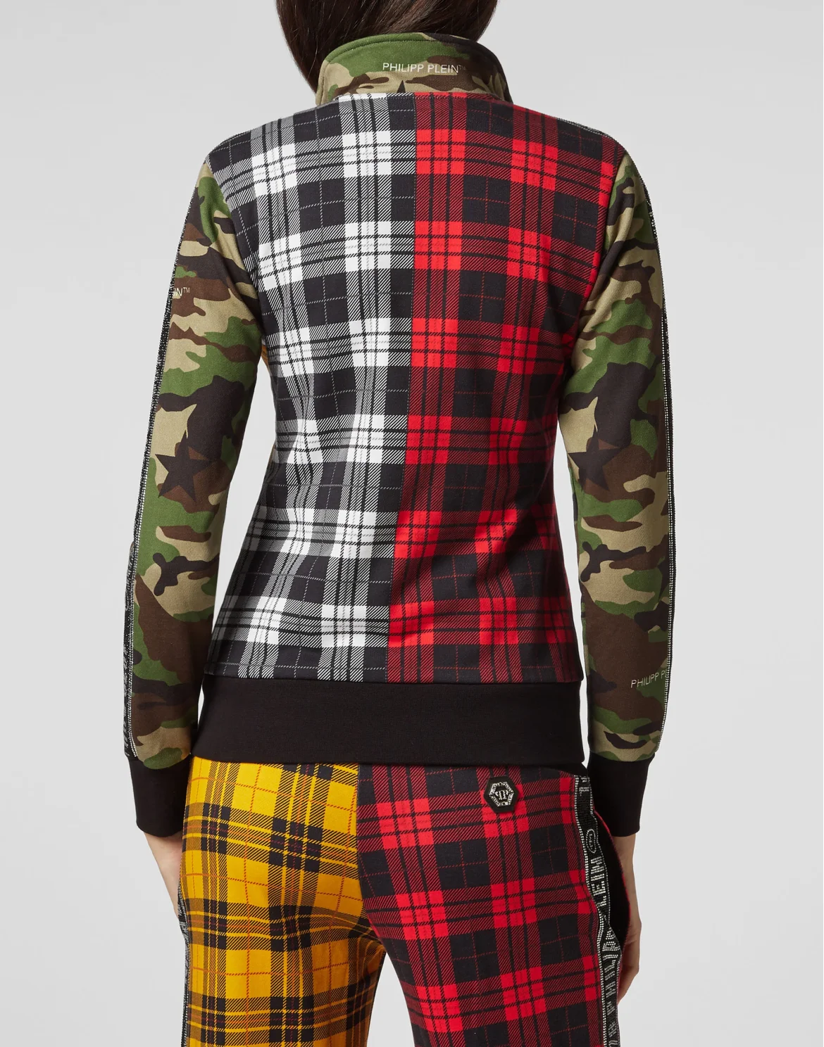 Jogging Jacket Tartan, цвет: Мультиколор