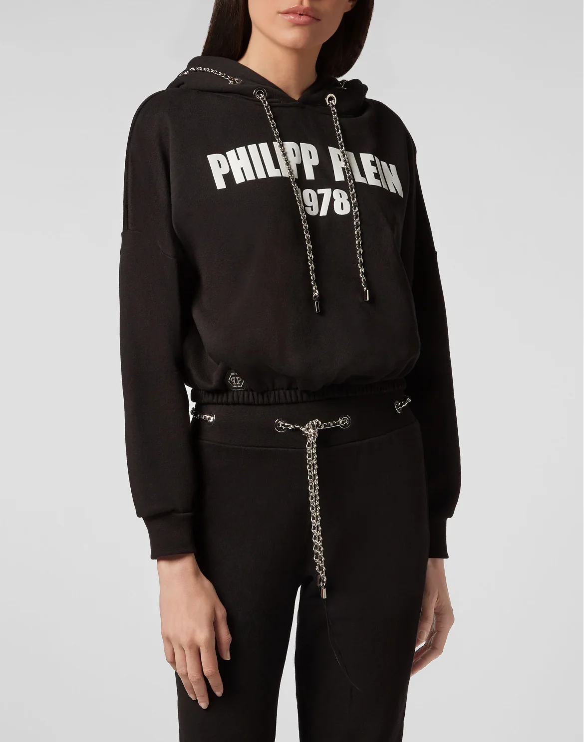 Hoodie sweatshirt -114 PP1978, цвет: Черный