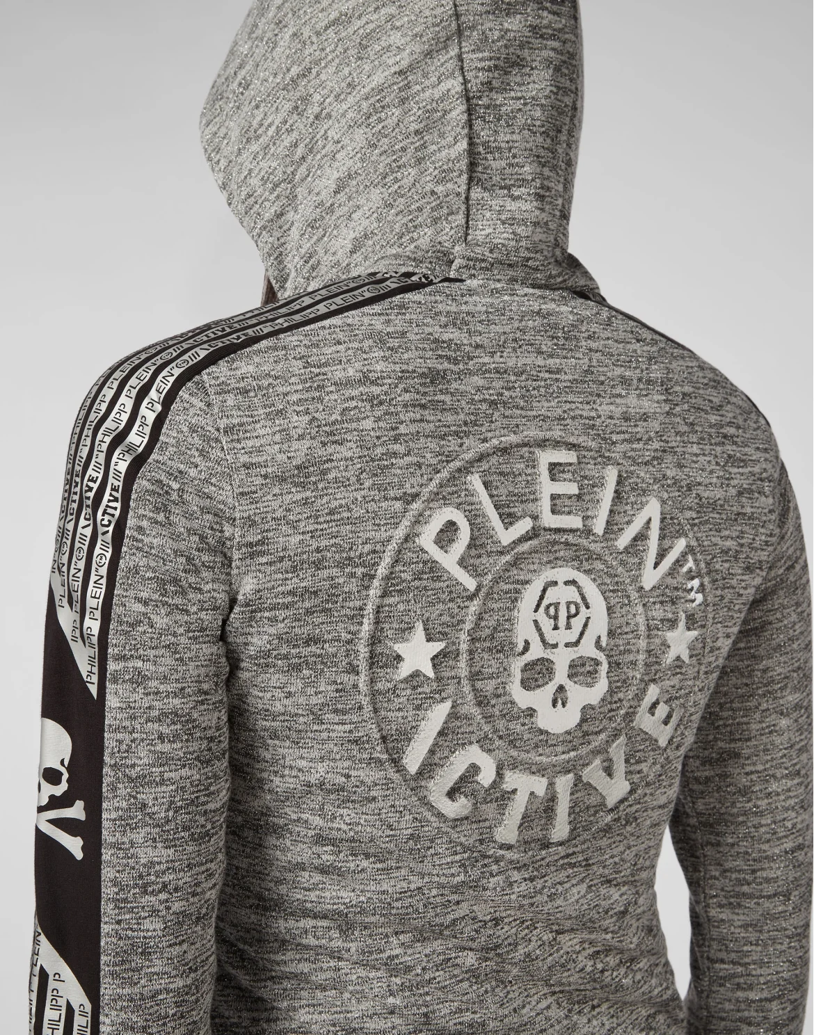 Hoodie Sweatjacket Logos, цвет: Серый