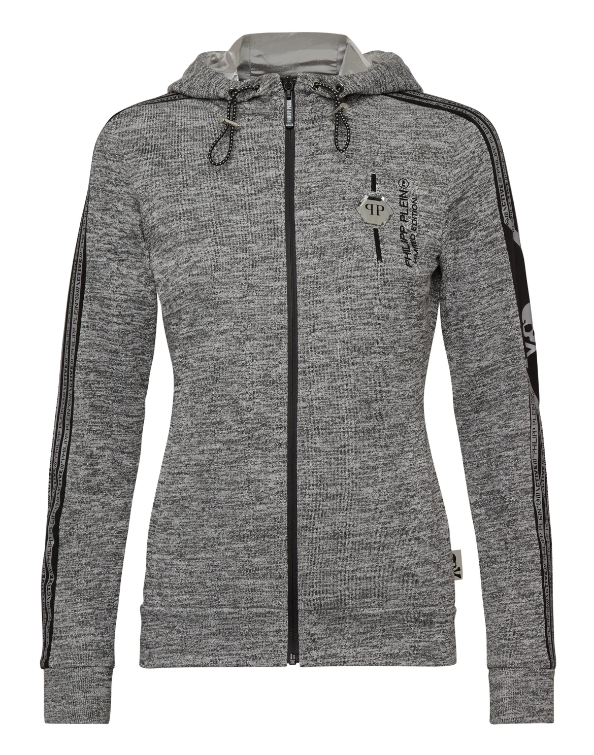 Hoodie Sweatjacket Logos, цвет: Серый