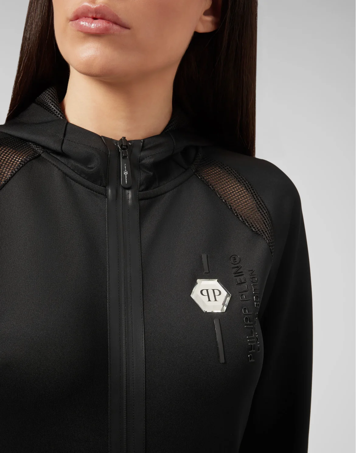 Hoodie Sweatjacket Logos, цвет: Черный