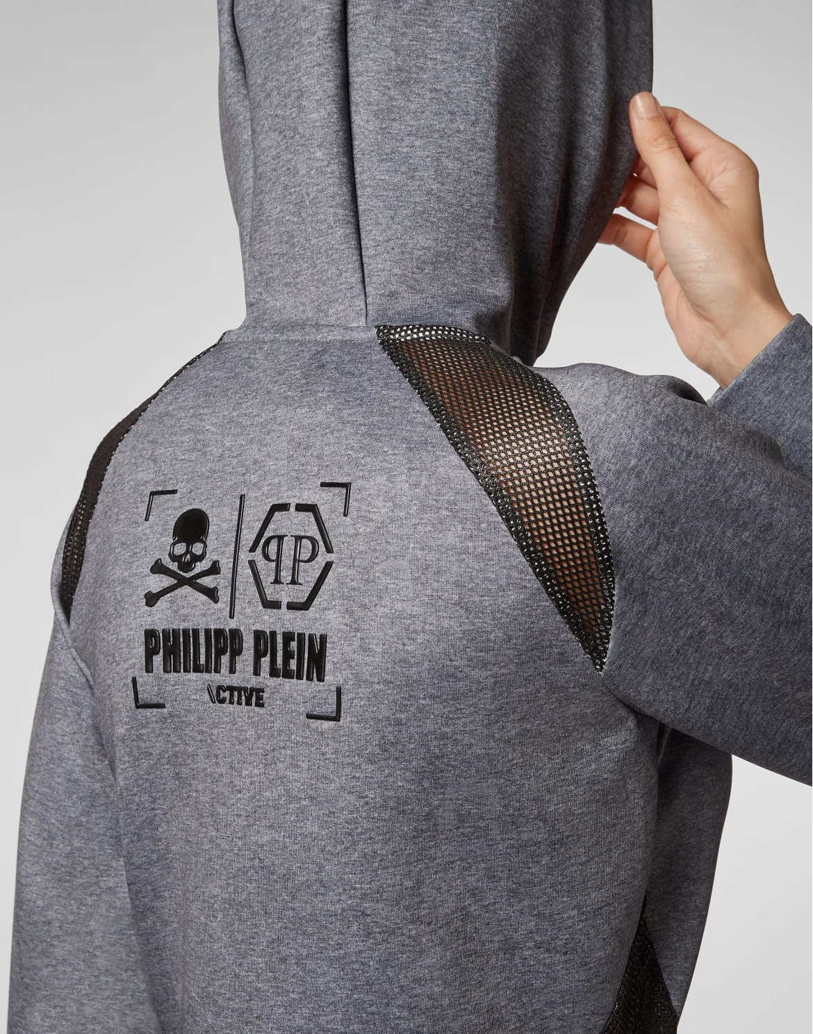 Hoodie Sweatjacket Logos, цвет: Серый