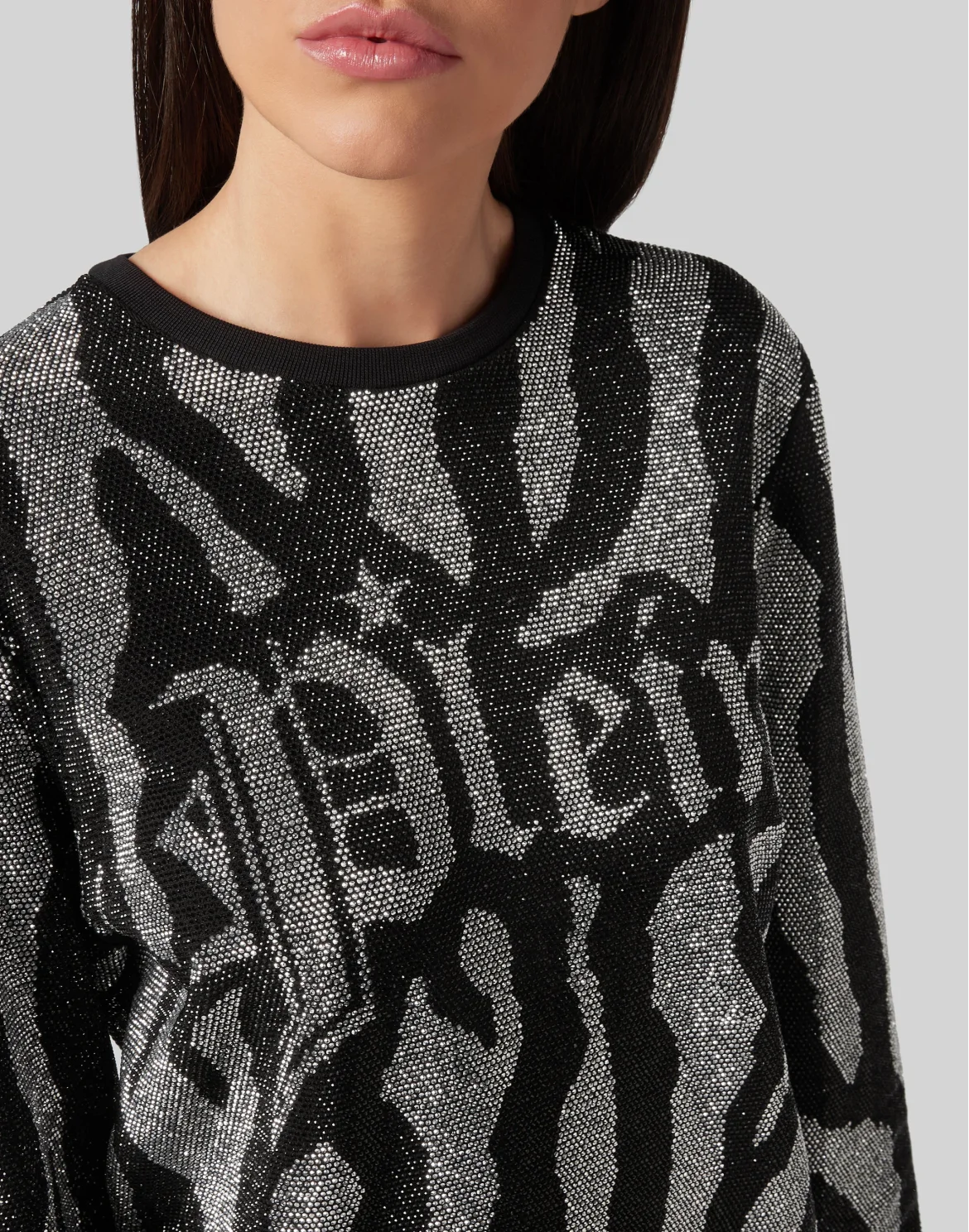 Sweatshirt LS Crystal, цвет: Черный