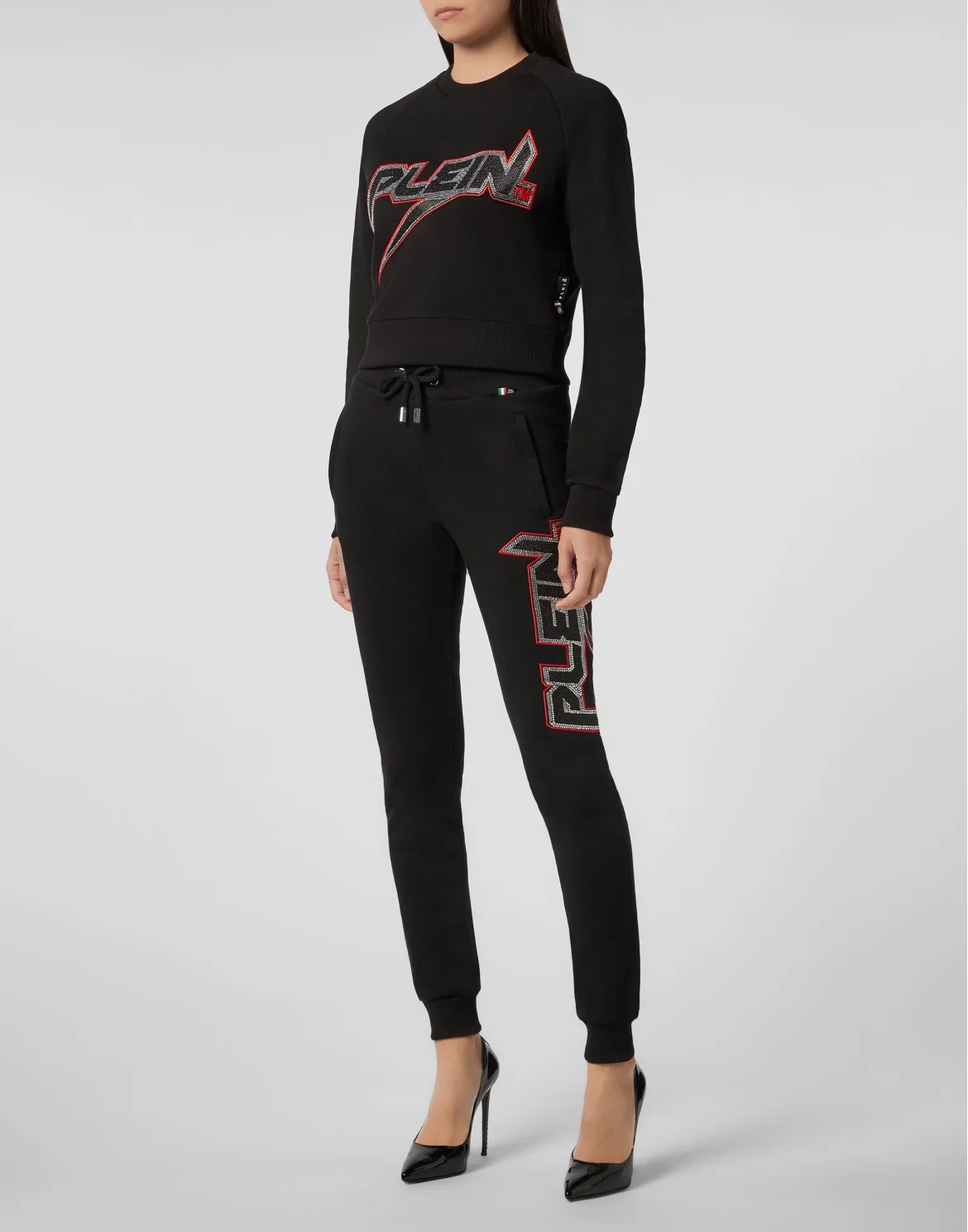 Sweatshirt LS Space Plein, цвет: Черный