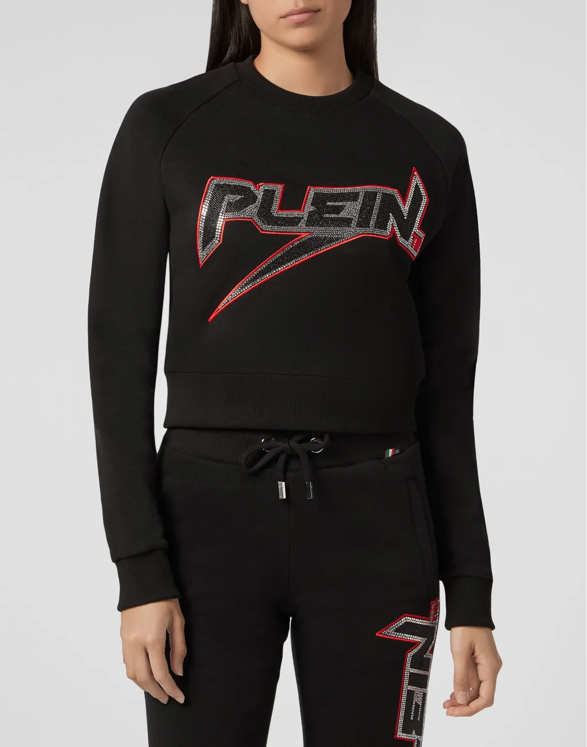 Sweatshirt LS Space Plein, цвет: Черный
