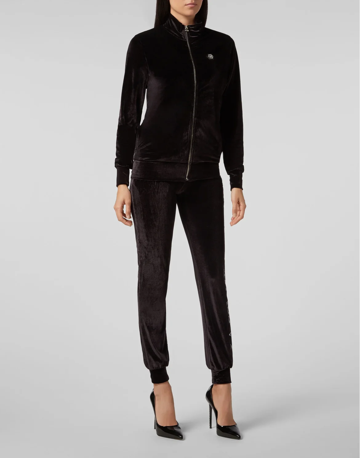 Jogging Trousers Crystal Plein, цвет: Черный