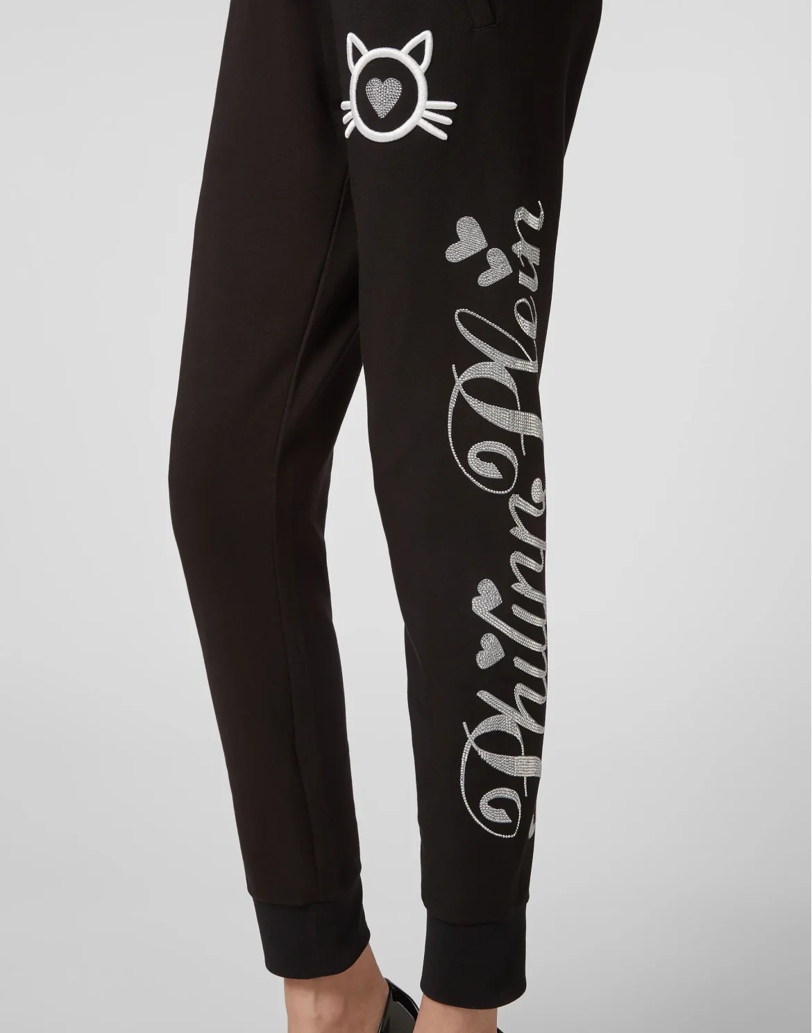 Jogging Trousers Crystal Plein, цвет: Черный