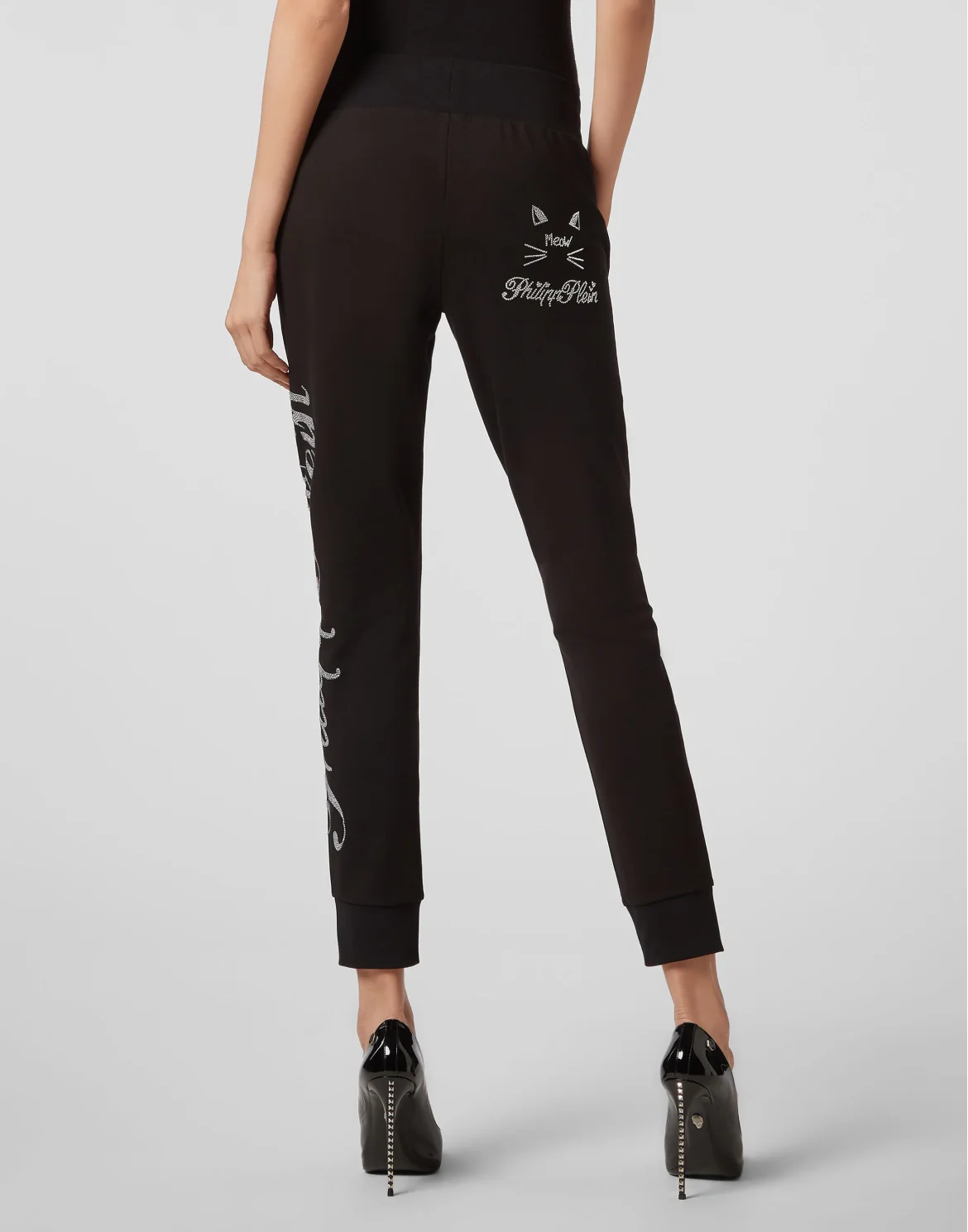 Jogging Trousers Crystal Plein, цвет: Черный