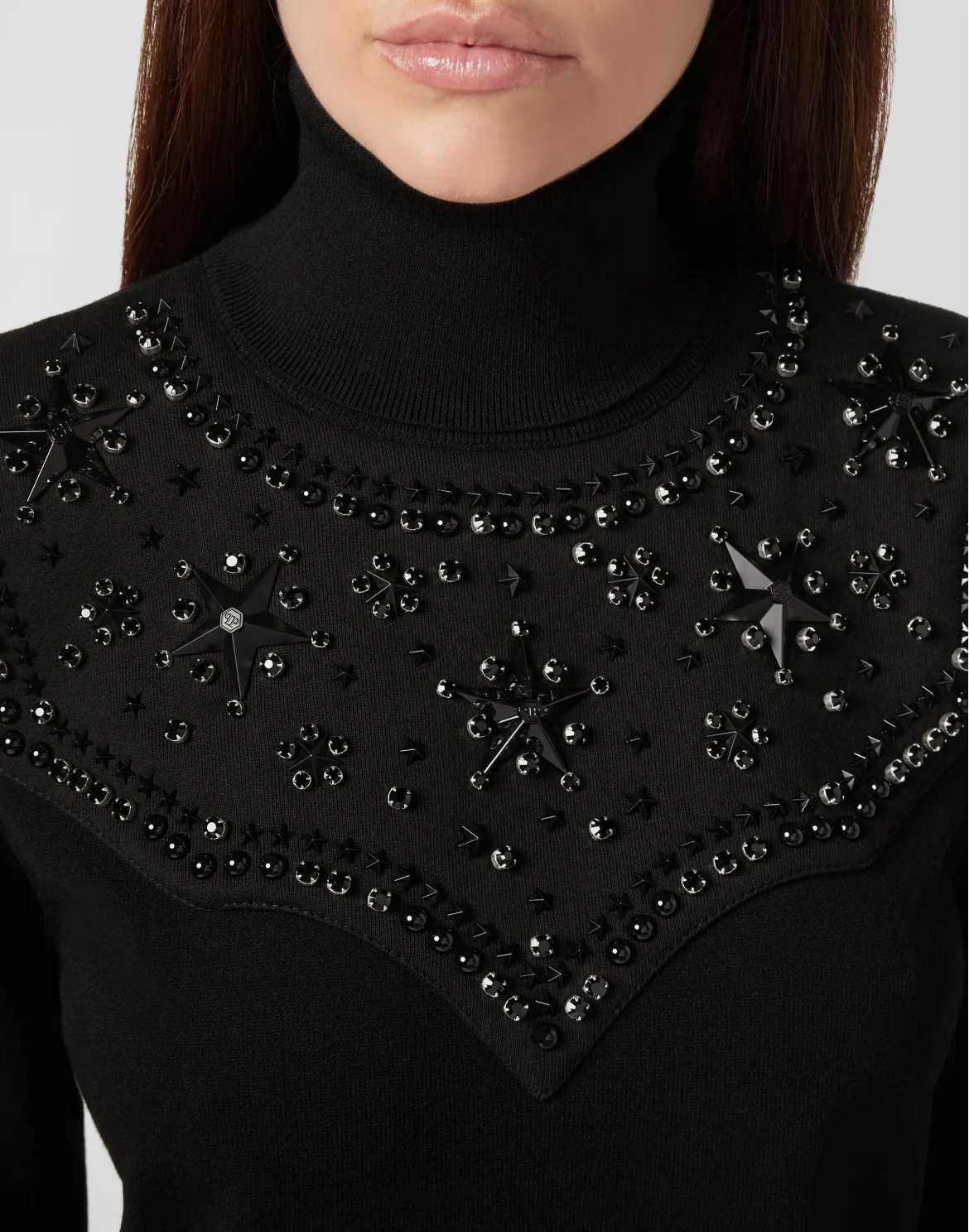 Turtle Neck LS Stars, цвет: Черный