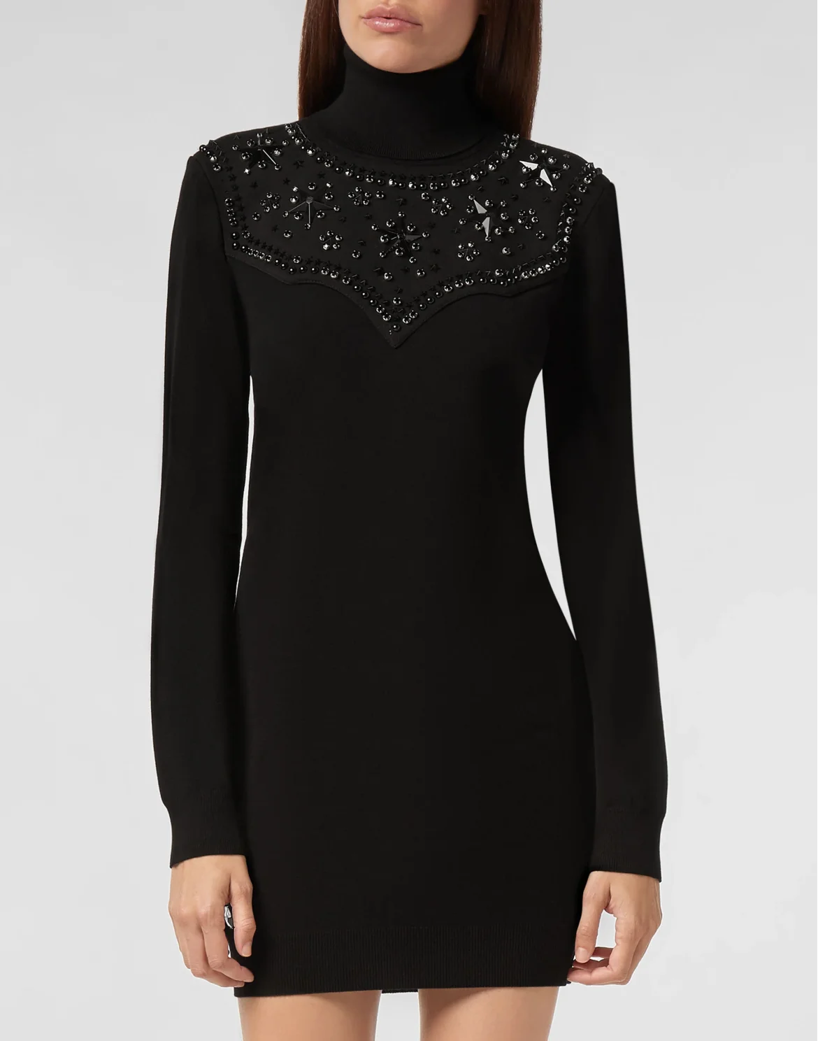Turtle Neck LS Stars, цвет: Черный