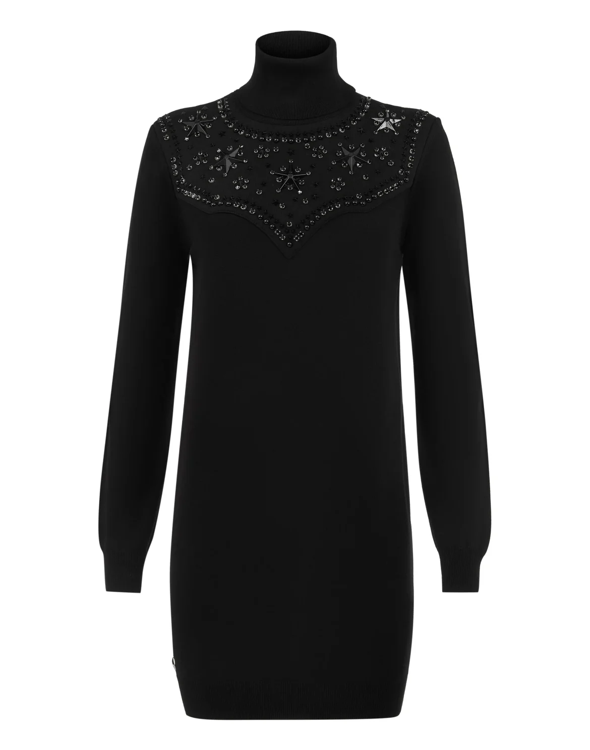 Turtle Neck LS Stars, цвет: Черный