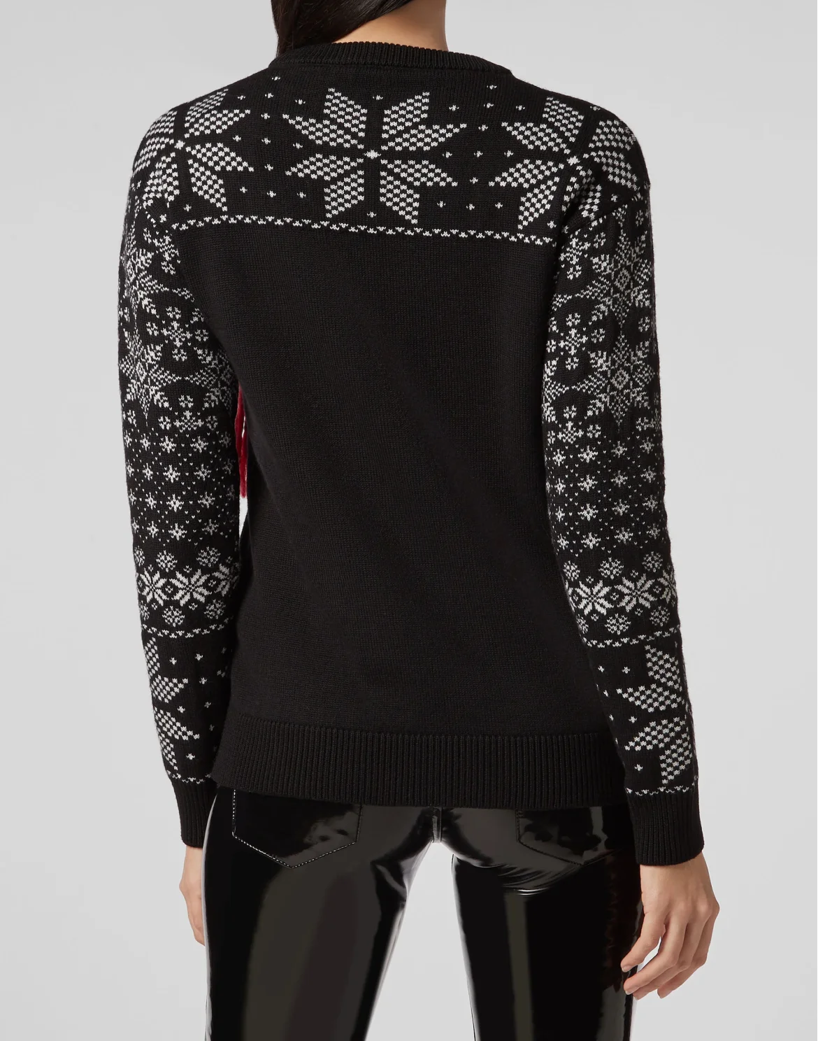Pullover Round Neck SS Statement, цвет: Черный
