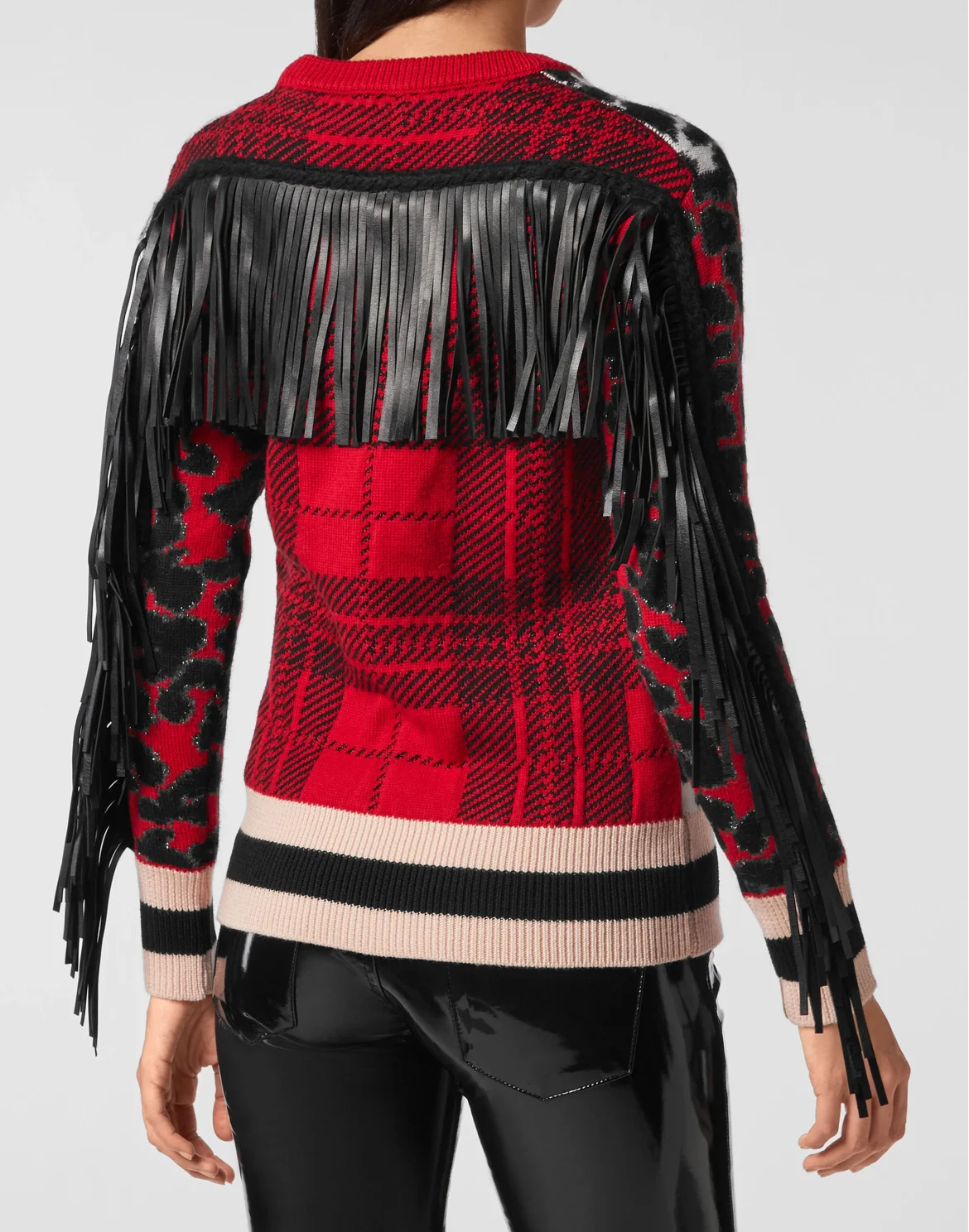 Pullover Round Neck SS Fringe, цвет: Мультиколор