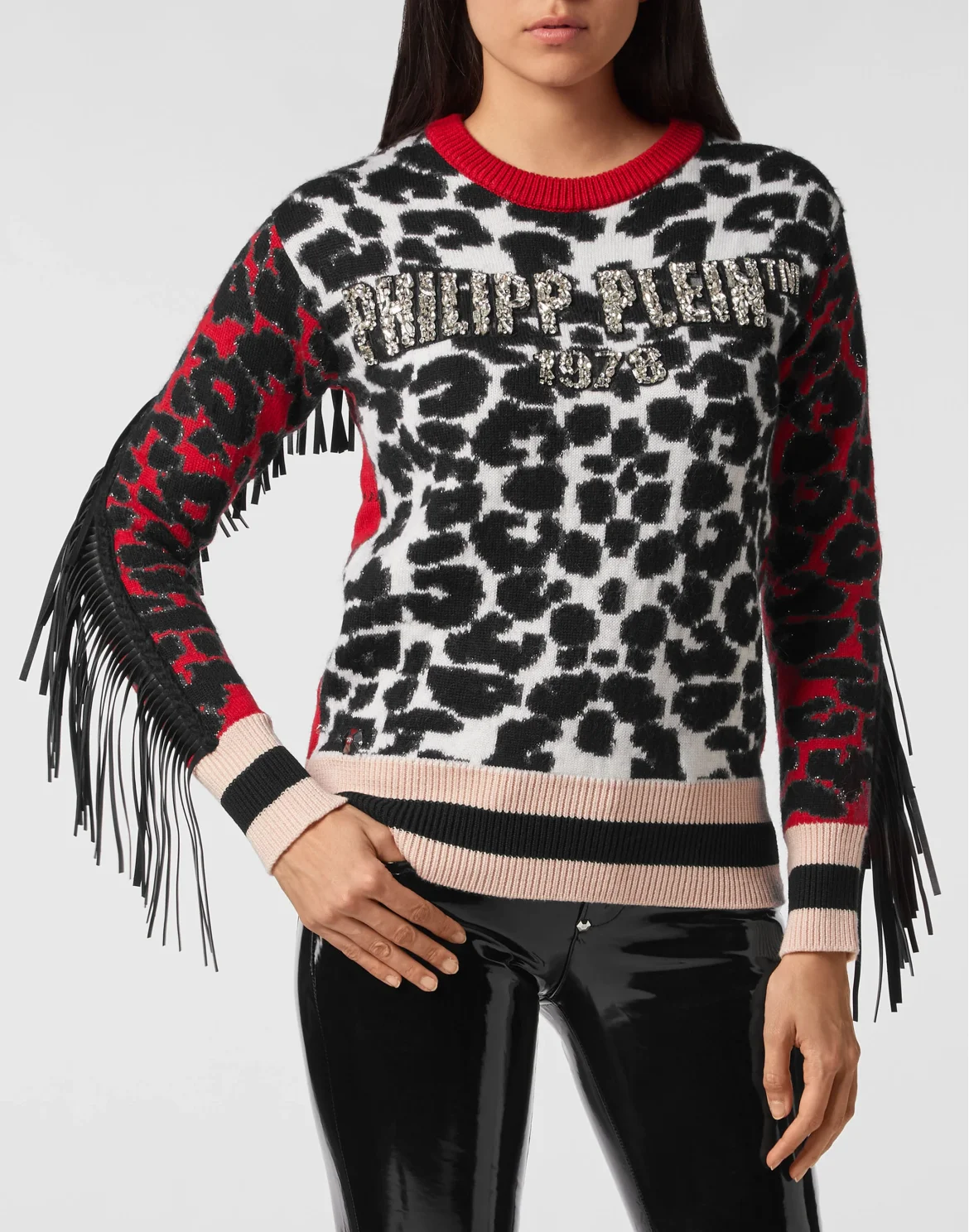 Pullover Round Neck SS Fringe, цвет: Мультиколор