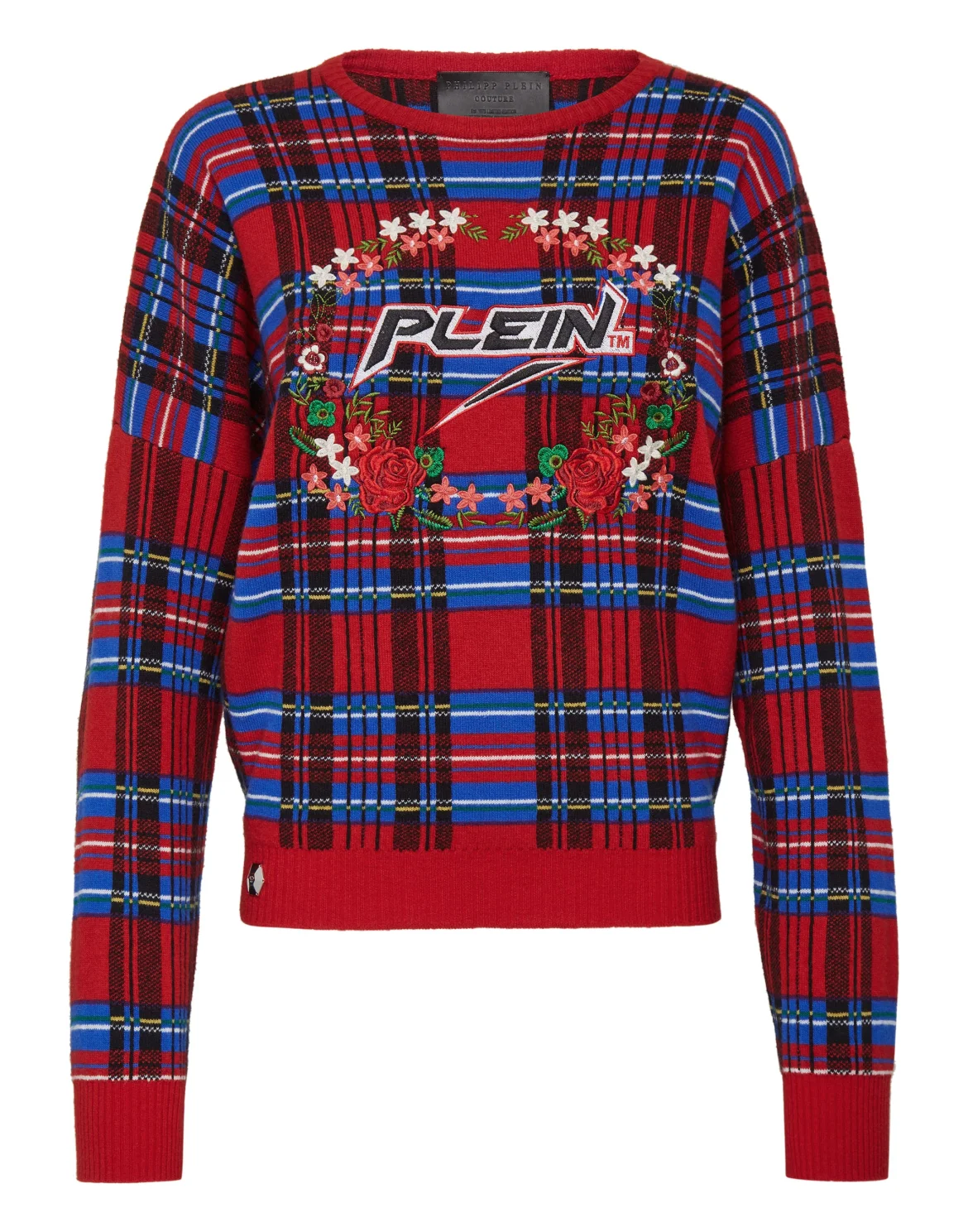 Pullover Round Neck LS Tartan, цвет: Мультиколор