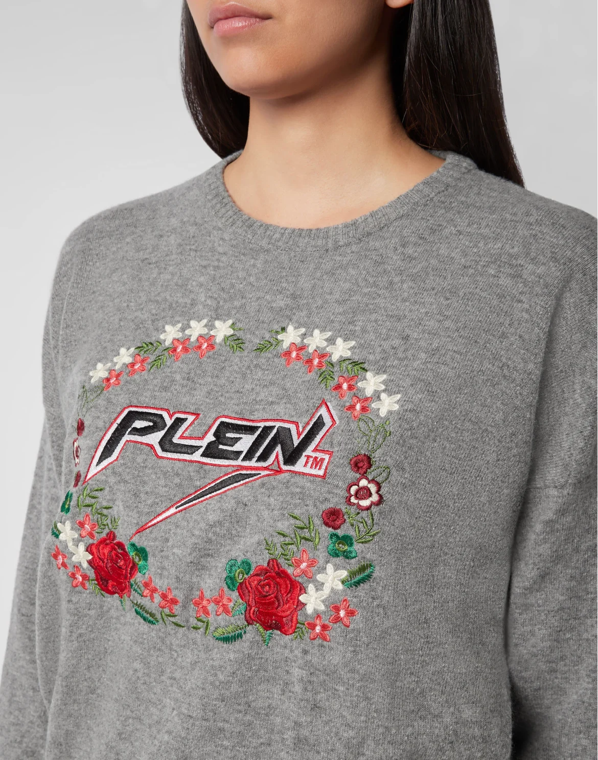 Pullover Round Neck LS Space Plein, цвет: Серый