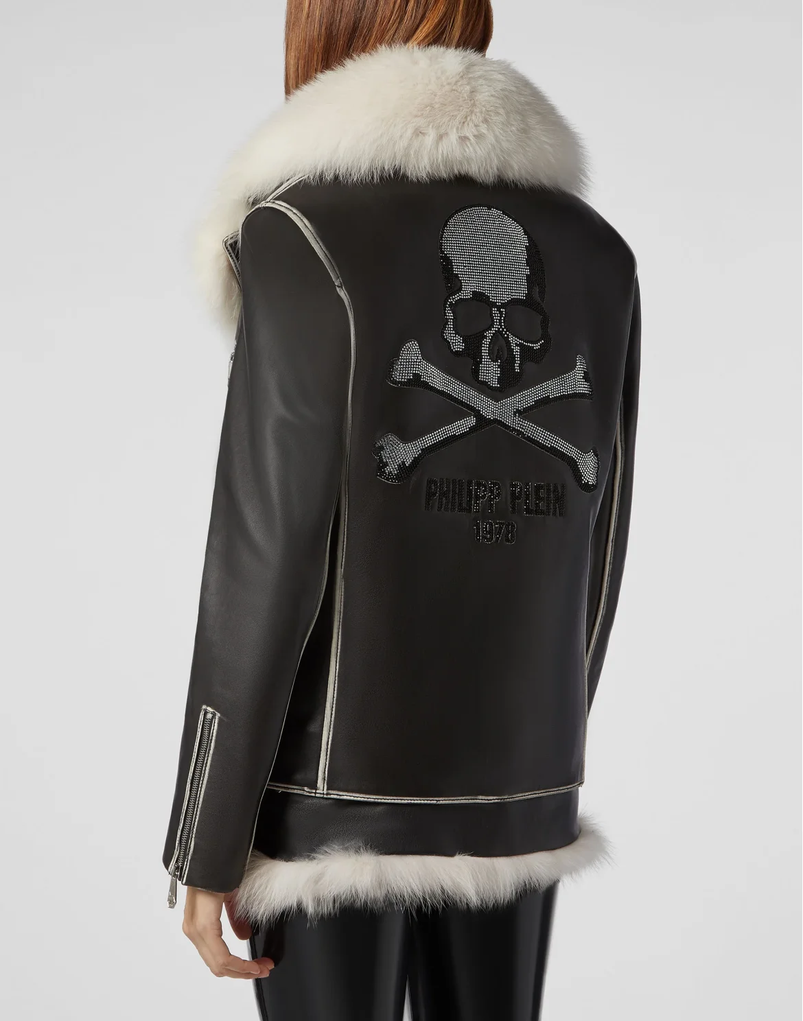 Leather Jacket Skull, цвет: Черный