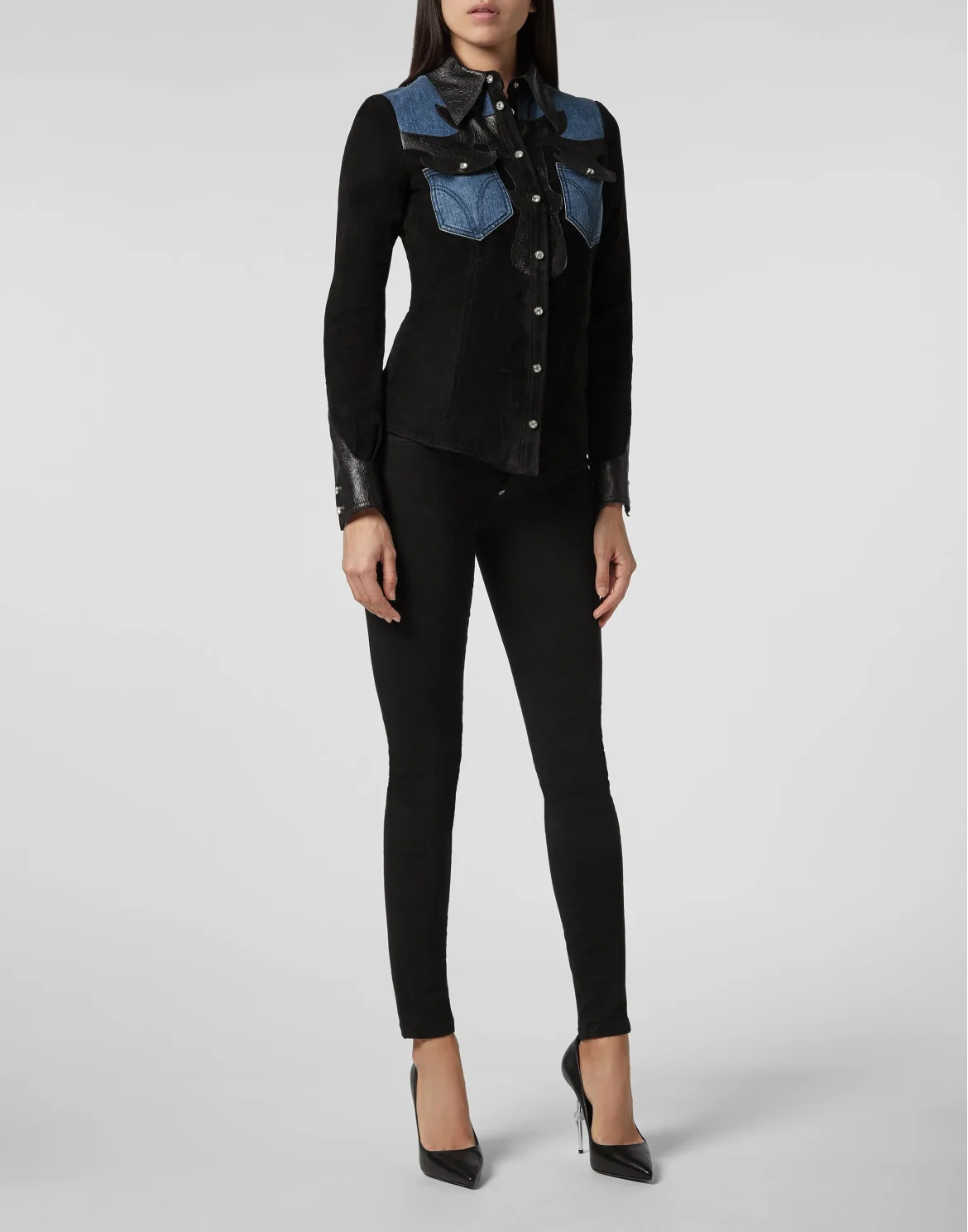 Leather Shirts Cowboy, цвет: Черный