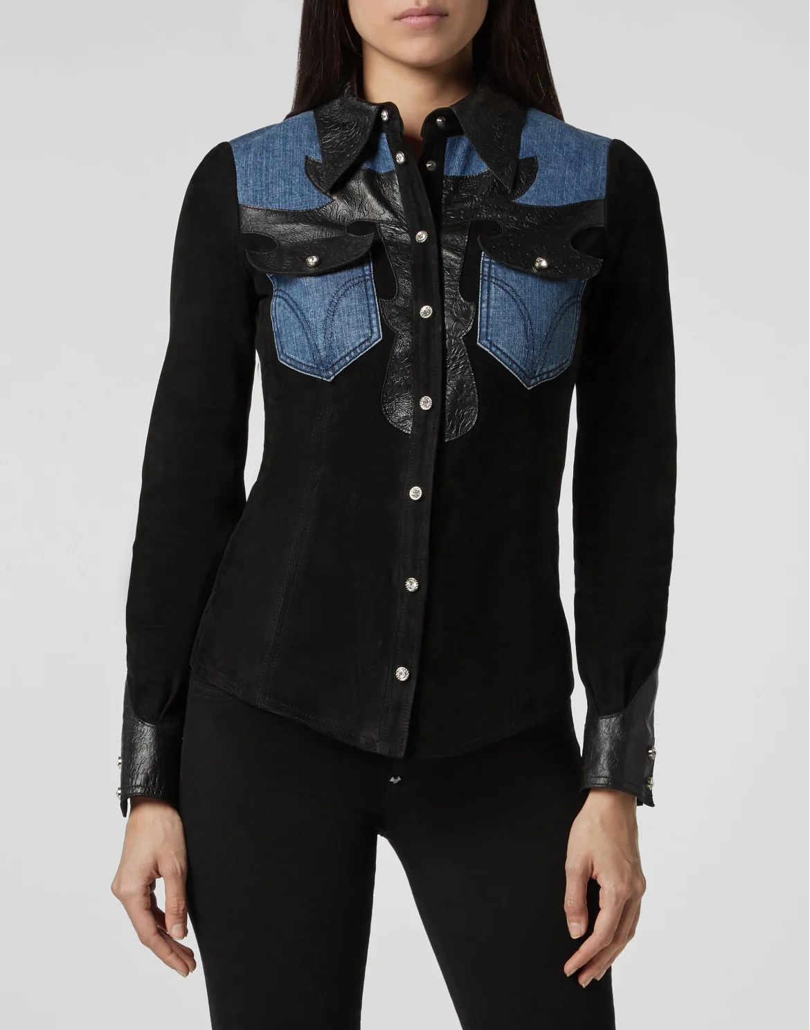 Leather Shirts Cowboy, цвет: Черный
