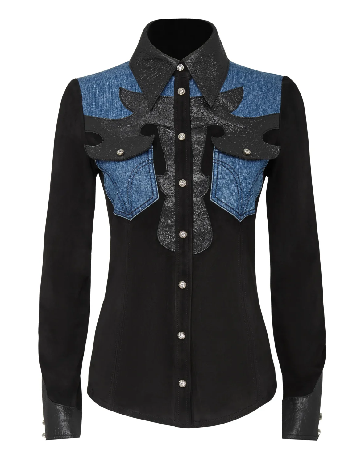 Leather Shirts Cowboy, цвет: Черный