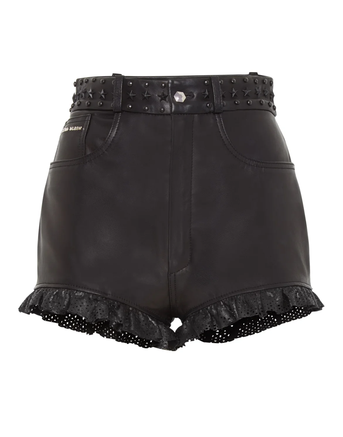 Leather Shorts Statement, цвет: Черный