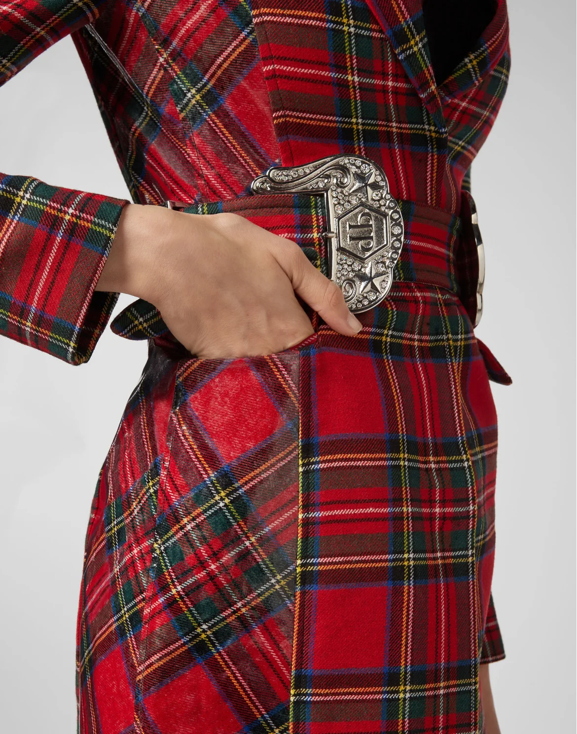 Coat Long Tartan, цвет: Мультиколор
