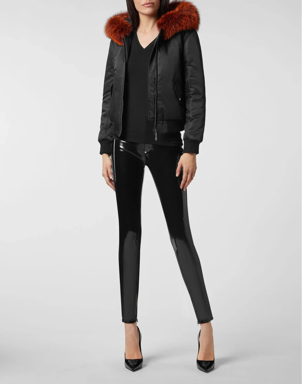 Bomber Crystal Plein, цвет: Черный
