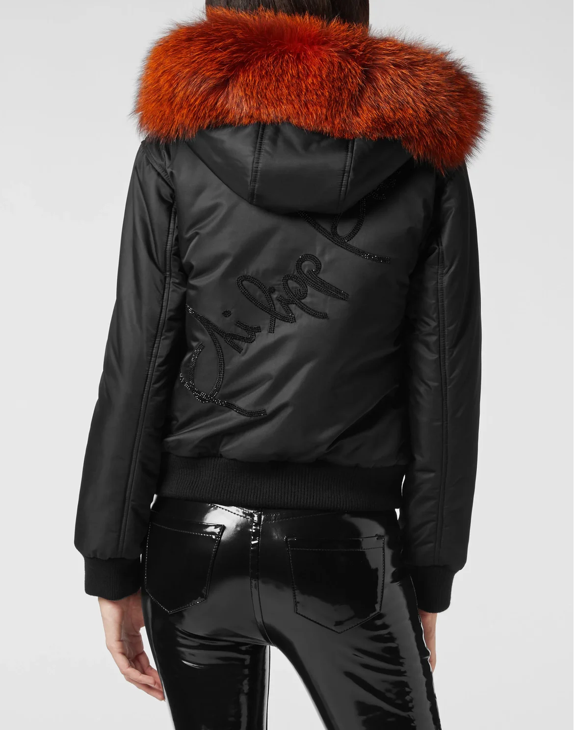 Bomber Crystal Plein, цвет: Черный