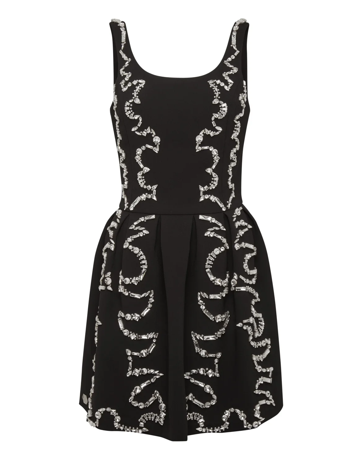 Short Dress Crystal, цвет: Черный