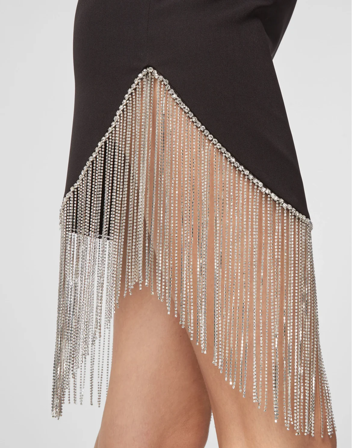 Short Skirt Fringe, цвет: Черный