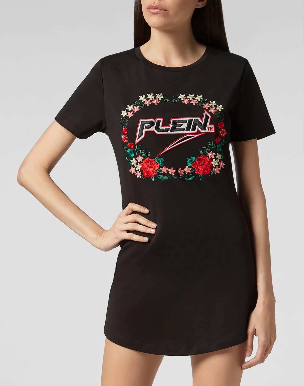 T-Shirt Short Dresses Space Plein, цвет: Черный