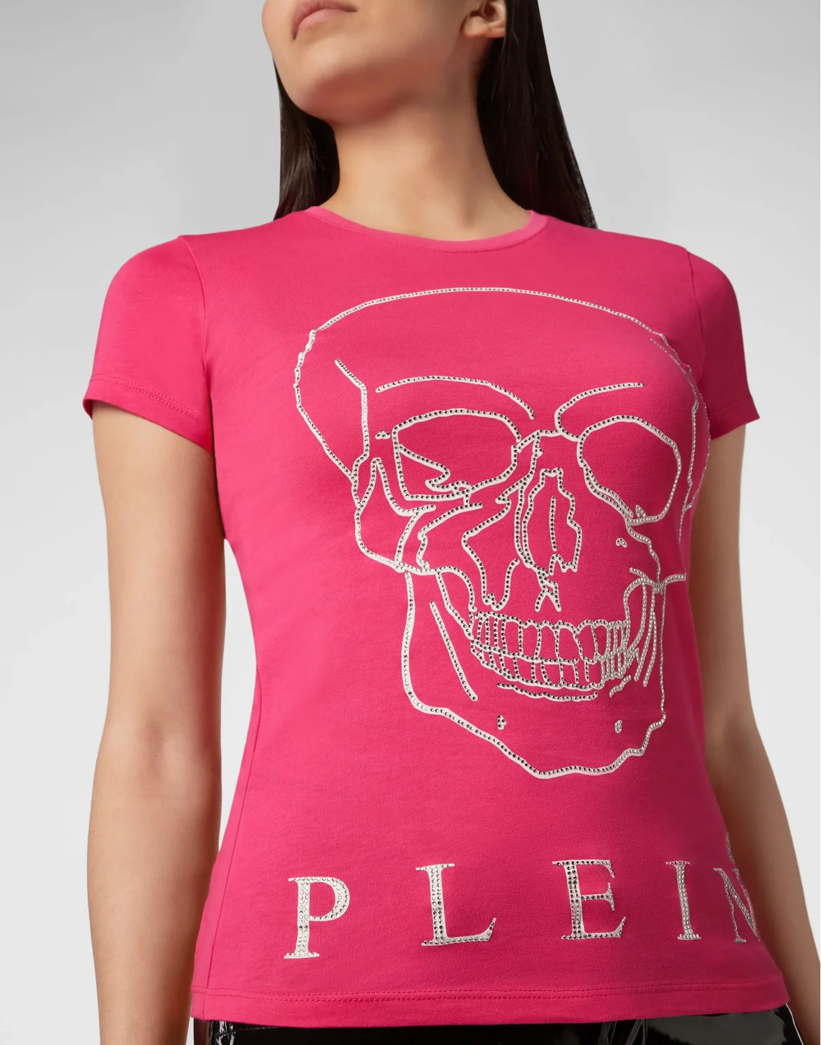 T-shirt Round Neck SS Crystal, цвет: Розовый