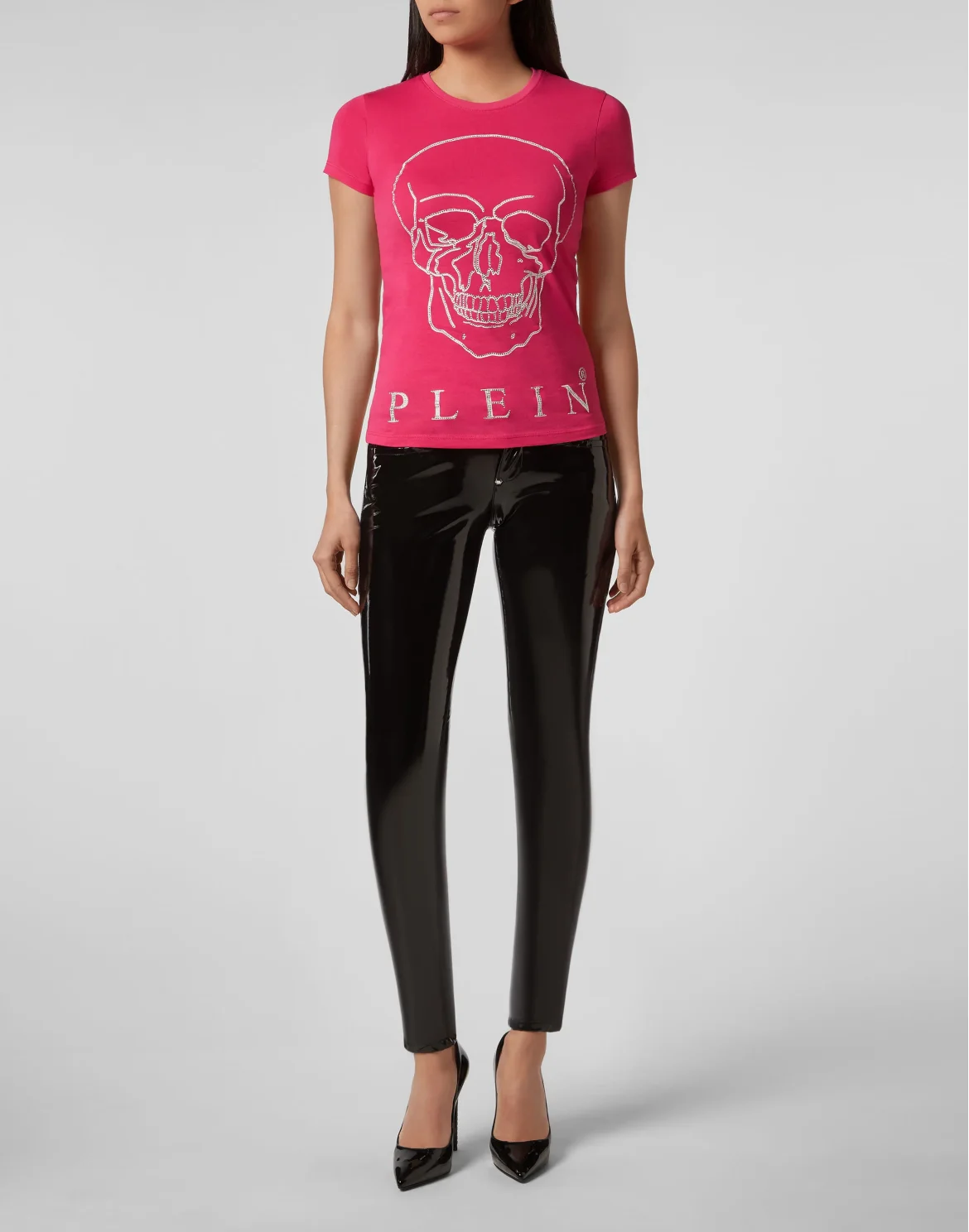 T-shirt Round Neck SS Crystal, цвет: Розовый