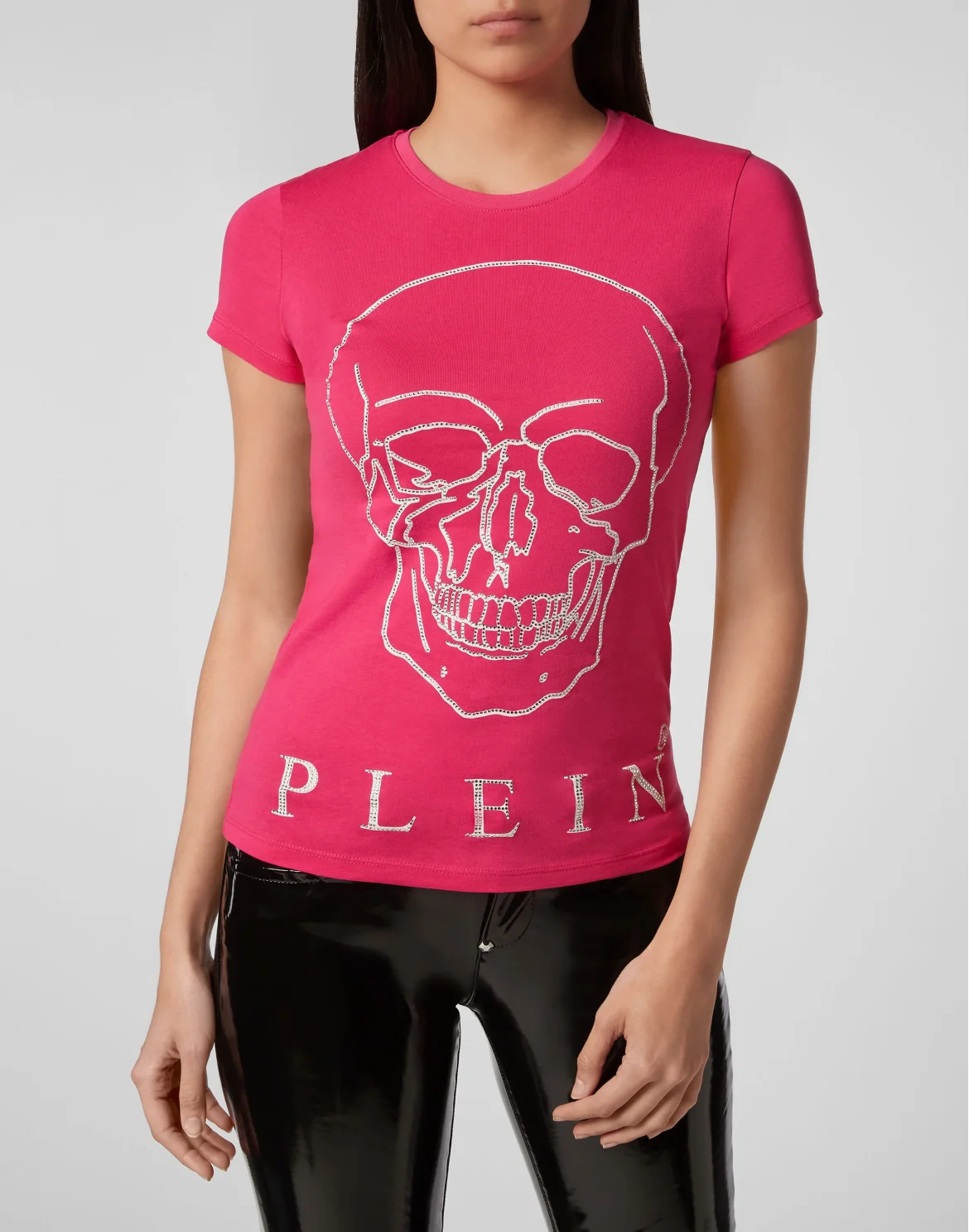 T-shirt Round Neck SS Crystal, цвет: Розовый