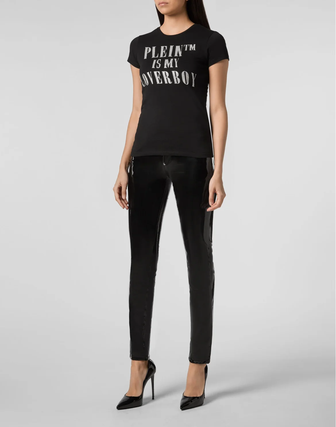 T-shirt Round Neck SS Statement, цвет: Черный