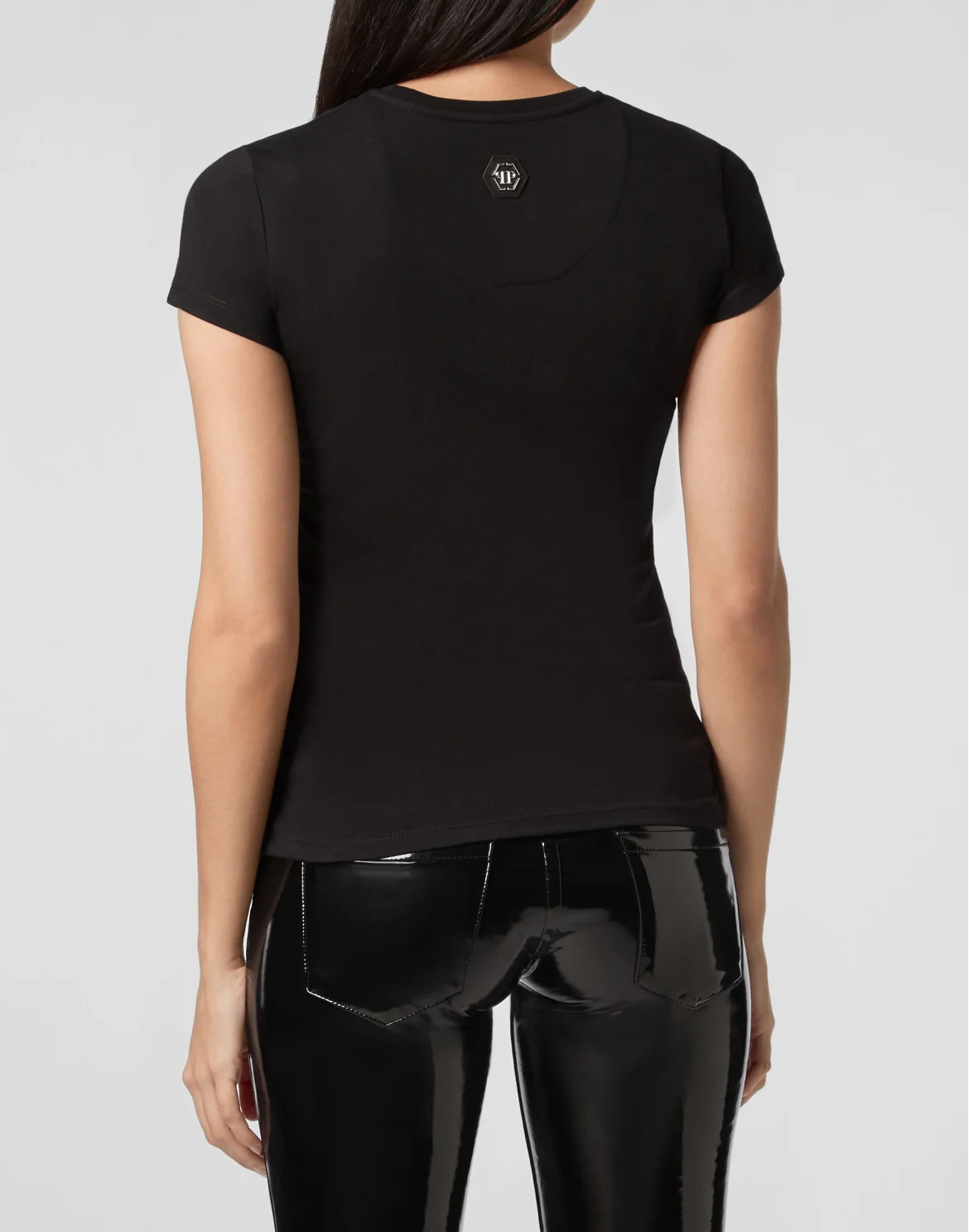 T-shirt Round Neck SS Statement, цвет: Черный