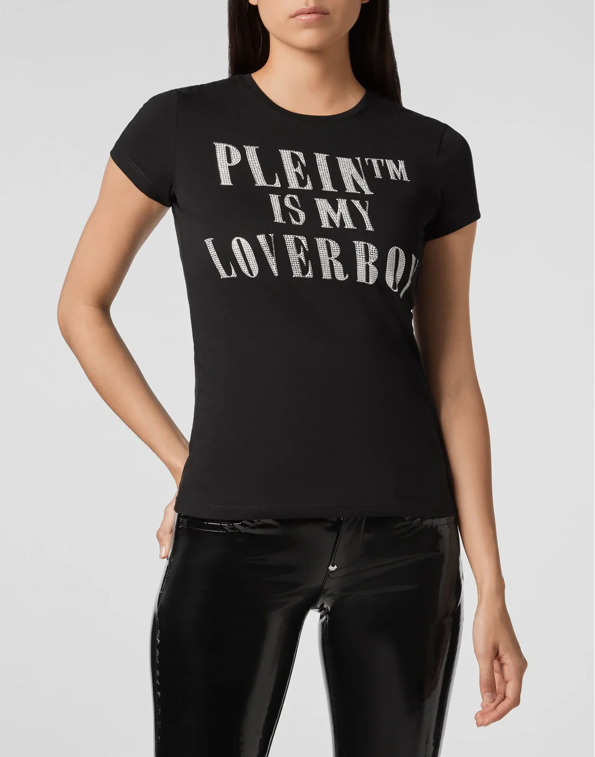 T-shirt Round Neck SS Statement, цвет: Черный
