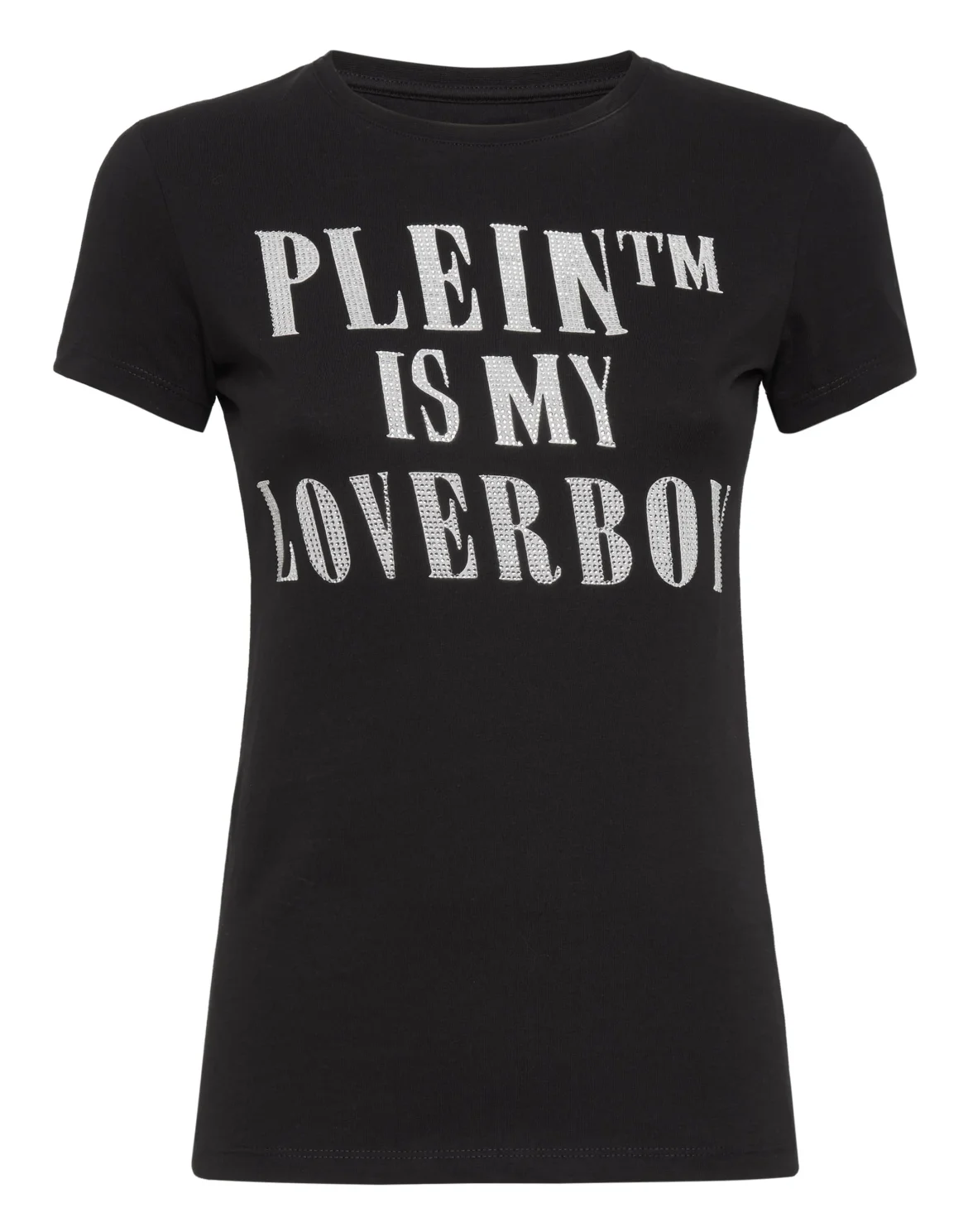 T-shirt Round Neck SS Statement, цвет: Черный