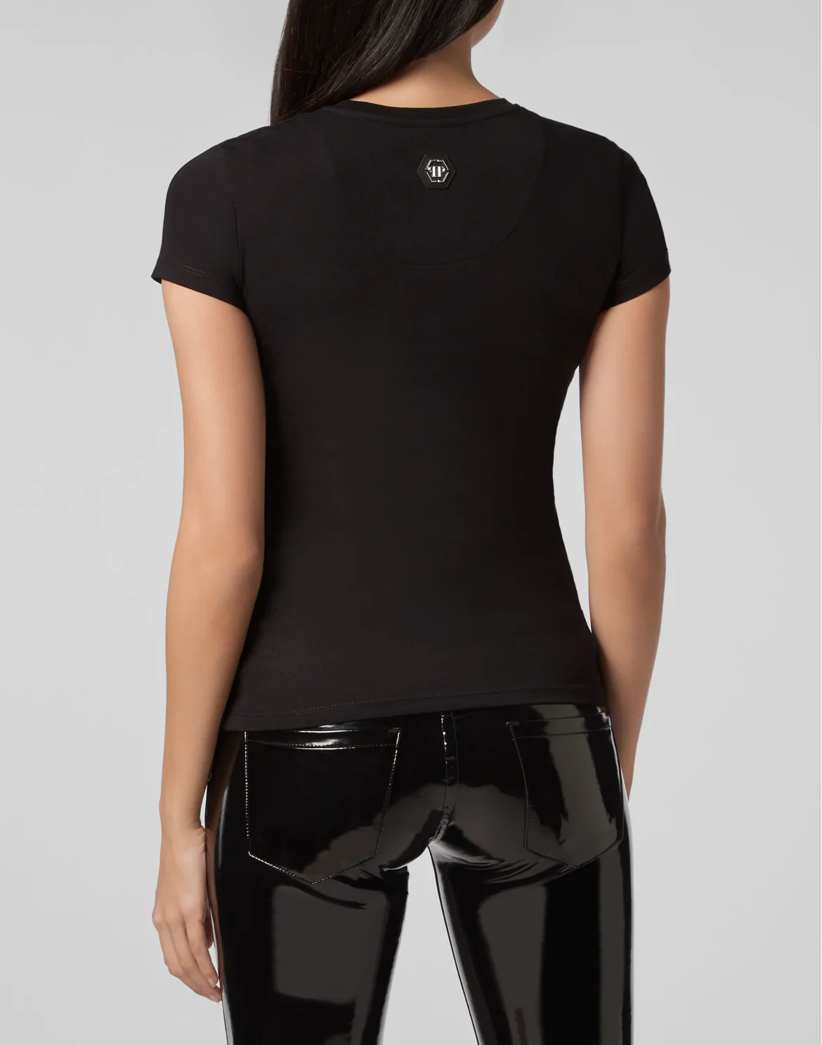 T-shirt Round Neck SS Statement, цвет: Черный