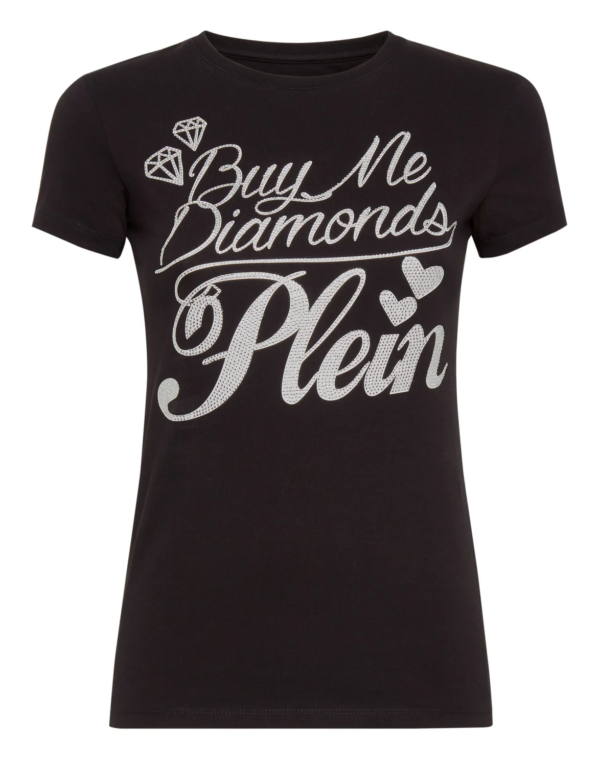 T-shirt Round Neck SS Statement, цвет: Черный
