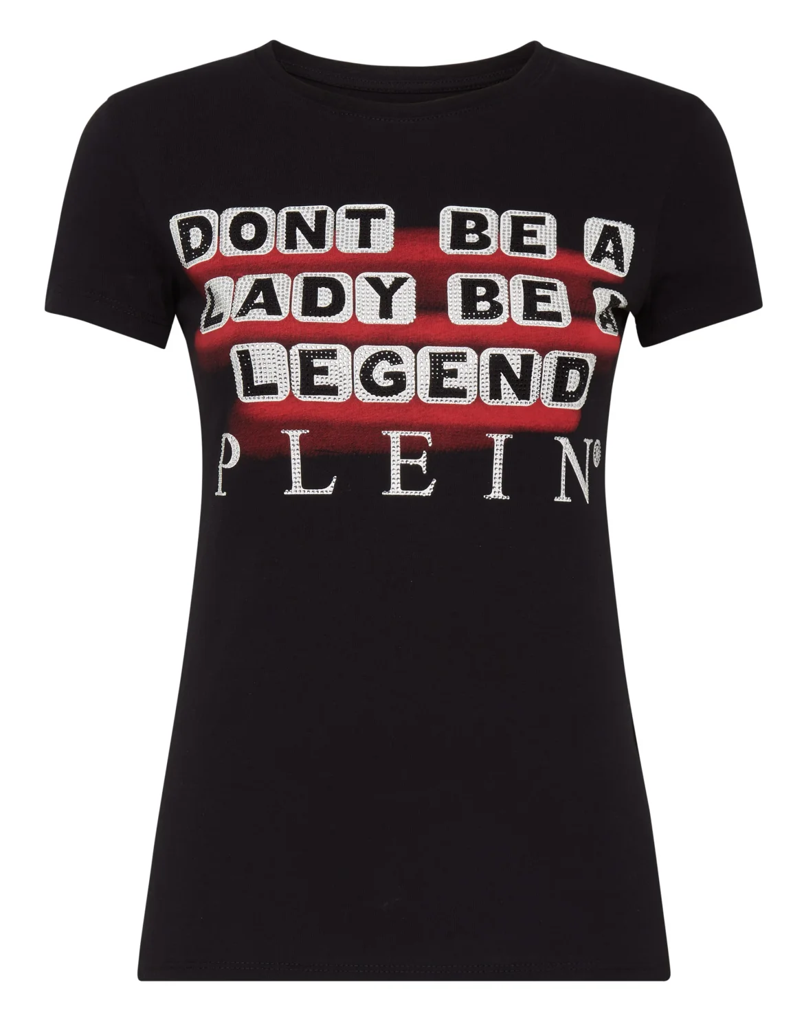T-shirt Round Neck SS Statement, цвет: Черный