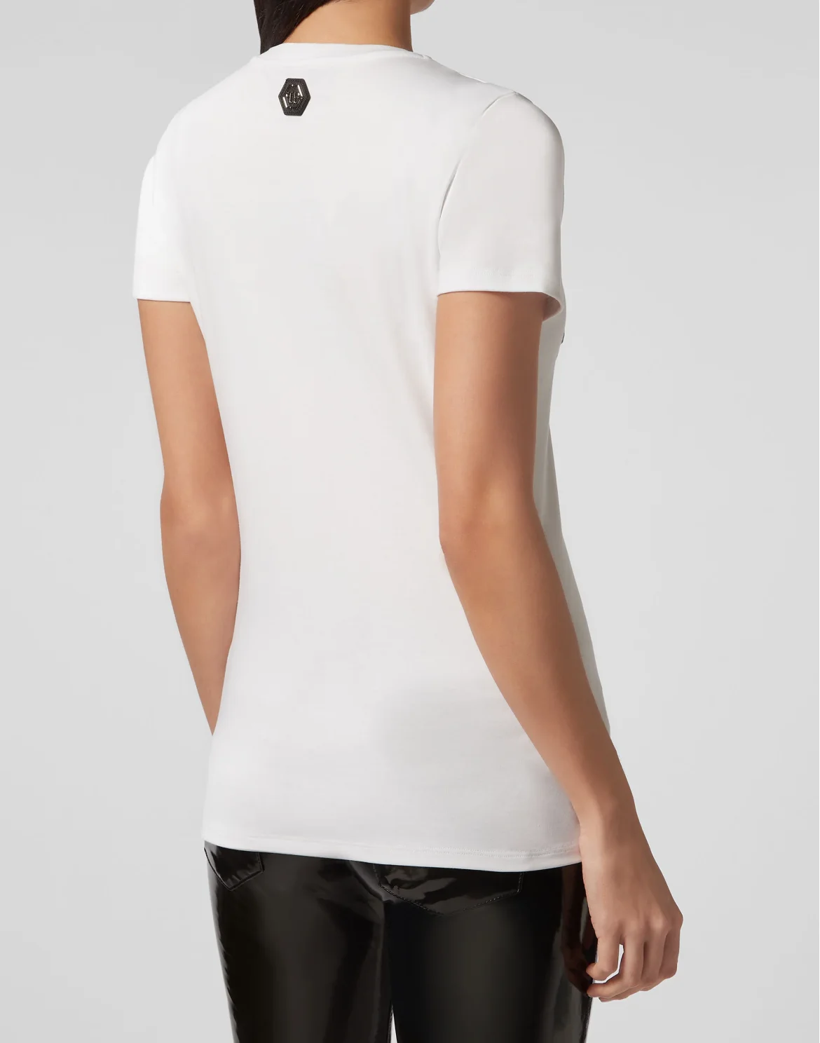 T-shirt Round Neck SS Space Plein, цвет: Белый