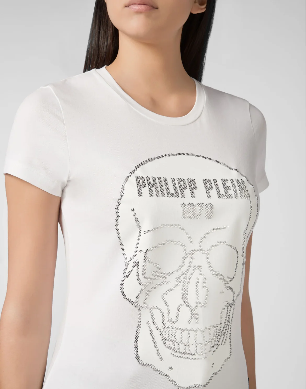 T-shirt Round Neck SS Skull, цвет: Белый