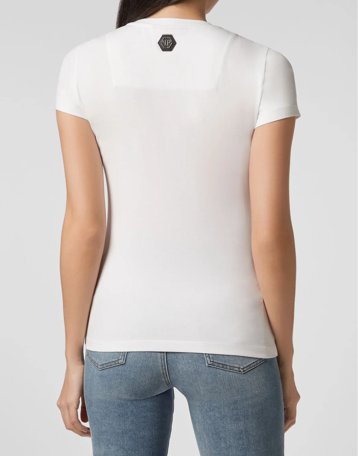 T-shirt Round Neck SS Skull, цвет: Белый