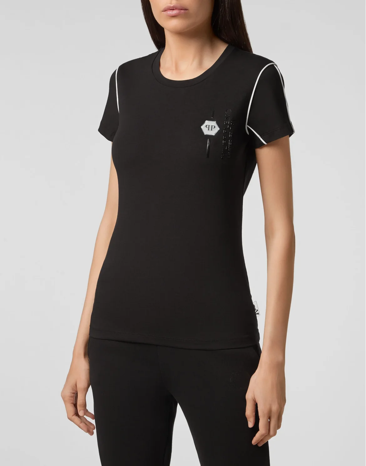 T-shirt Round Neck SS Logos, цвет: Черный