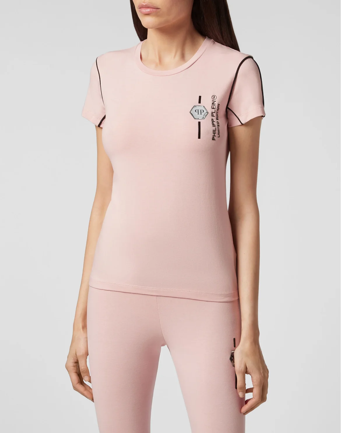 T-shirt Round Neck SS Logos, цвет: Розовый